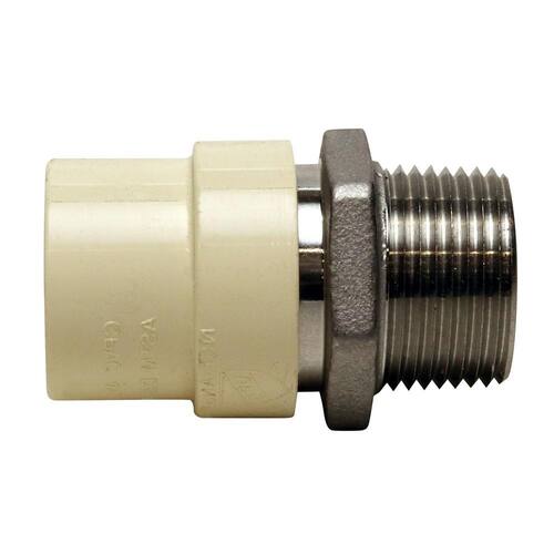 MPT Adapter CPVC CTS Slip Stainless Steel 3/4 in. x 3/4 in.