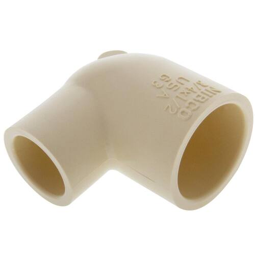 CPVC-CTS 90-Degree Slip x Slip Reducing Elbow Fitting 3/4 in. x 1/2 in.