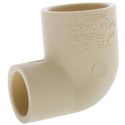 CPVC-CTS 90-Degree Slip x Slip Reducing Elbow Fitting 3/4 in. x 1/2 in.