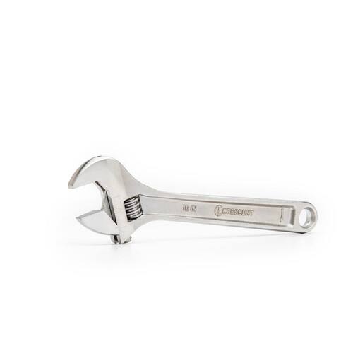 Chrome Adjustable Wrench, 10 in.