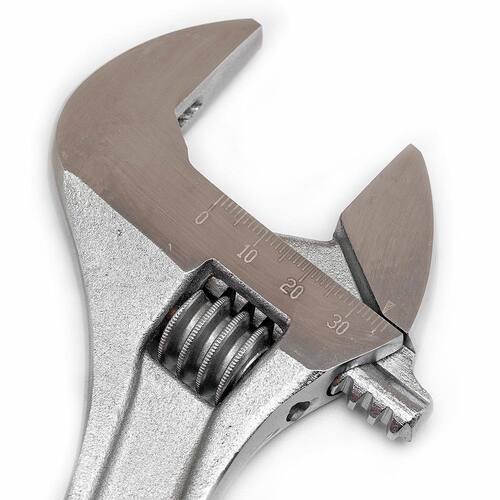 Chrome Adjustable Wrench, 10 in.