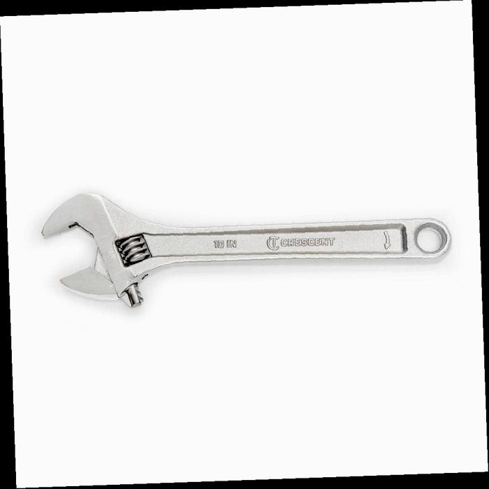 Chrome Adjustable Wrench, 10 in.