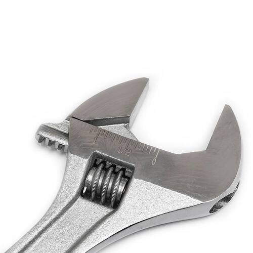 Chrome Adjustable Wrench, 10 in.