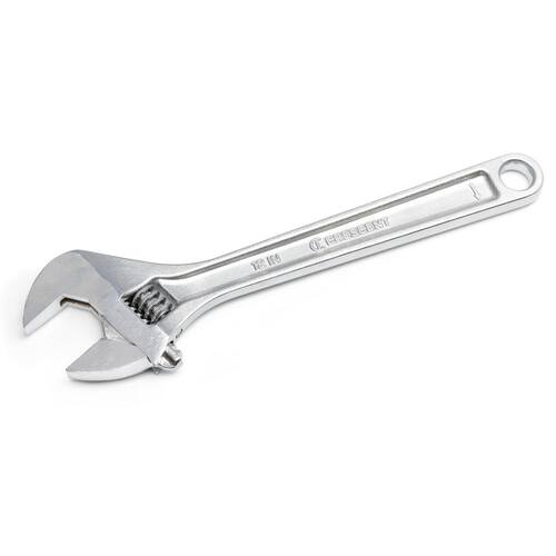 Chrome Adjustable Wrench, 12 in.