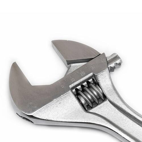 Chrome Adjustable Wrench, 12 in.