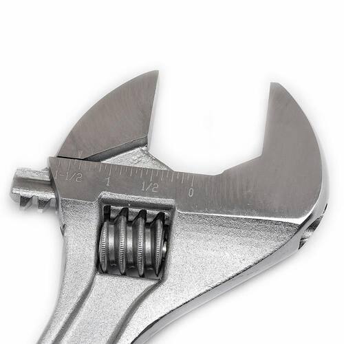 Chrome Adjustable Wrench, 12 in.