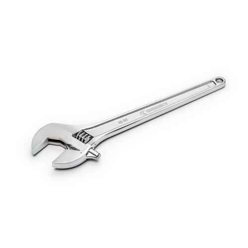 Chrome Adjustable Wrench, 18 in.