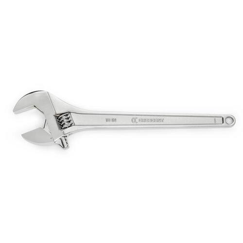 Chrome Adjustable Wrench, 18 in.