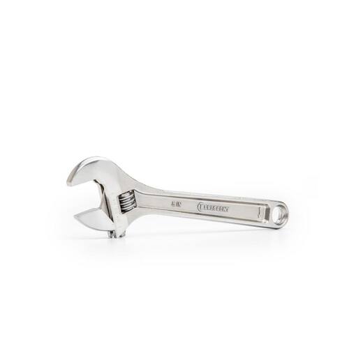 Chrome Adjustable Wrench, 8 in.