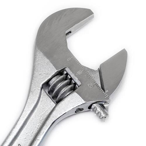 Chrome Adjustable Wrench, 8 in.