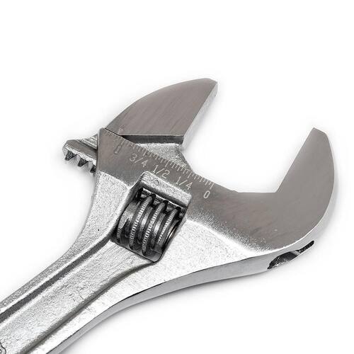 Chrome Adjustable Wrench, 8 in.