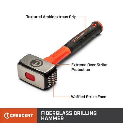 Fiberglass Drilling Hammer, 32 oz.