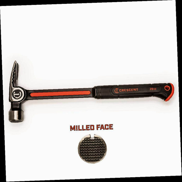 Steel Milled-Face Framing Hammer, 28 oz.