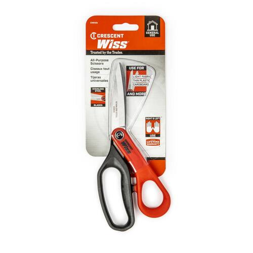 Tradesman Shears, 8.5 in., Stainless Steel All-Purpose, Wiss