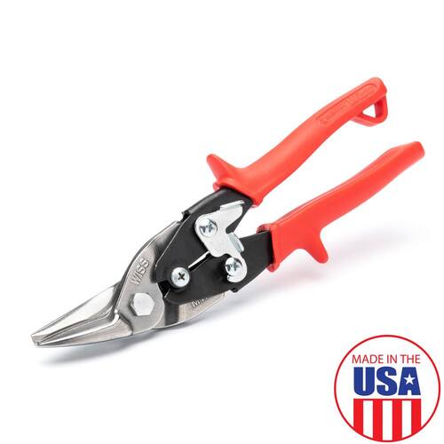 Aviation Snips, 9.75 in., Compound Action Straight and Left Cut, Wiss