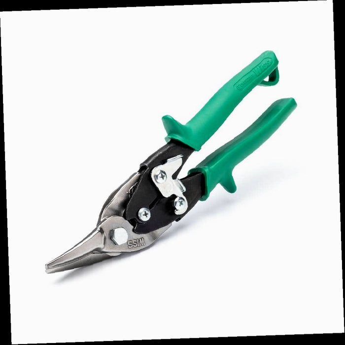 Aviation Snips, 9.75 in., Compound Action Straight and Right Cut, Wiss
