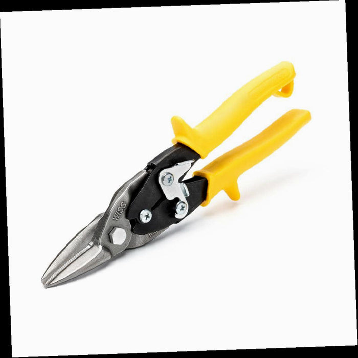 Aviation Snips, 9.75 in., Compound Action Straight, Left, and Right Cut, Wiss