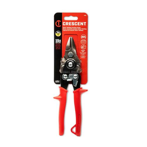 Aviation Snip, 9.25 in., Compound Action Straight, Left, and Right Cut Bulldog, Wiss