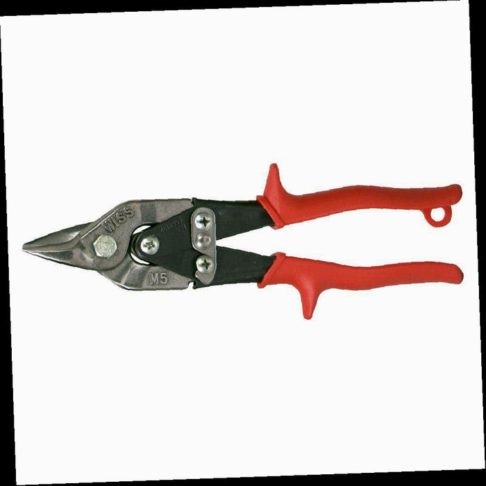 Aviation Snip, 9.25 in., Compound Action Straight, Left, and Right Cut Bulldog, Wiss