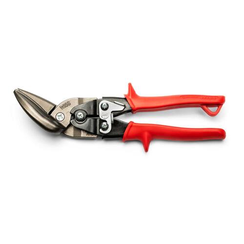 Aviation Snips, 9.25 in., Compound Action Offset Straight and Left Cut, Wiss