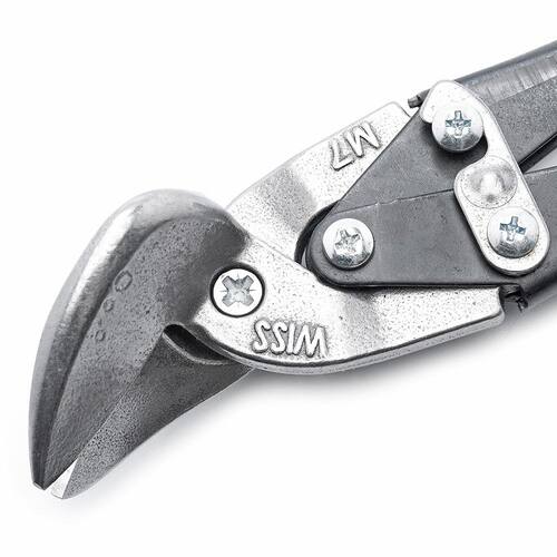 Aviation Snips, 9.25 in., Compound Action Offset Straight and Right Cut, Wiss