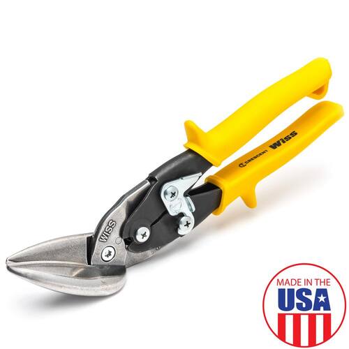 Aviation Snip, 9.25 in., Compound Action Straight, Left, and Right Cut Offset, Wiss