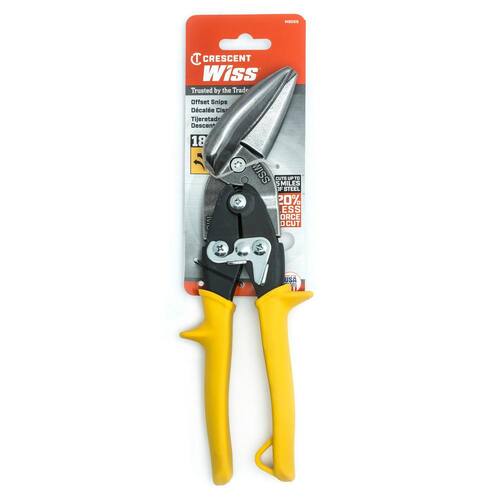 Aviation Snip, 9.25 in., Compound Action Straight, Left, and Right Cut Offset, Wiss