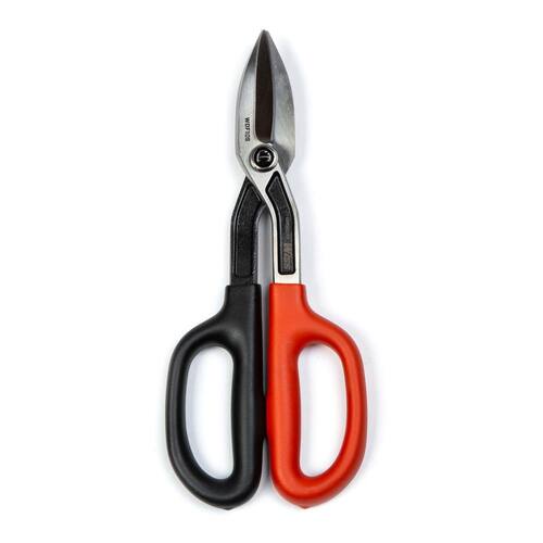 Tinner Snips, 10 in., Straight-Cut Drop Forged, Wiss