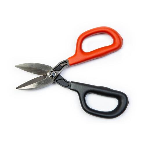 Tinner Snips, 7 in., Straight-Cut Drop Forged, Wiss