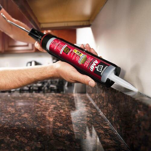 Kitchen and Bathroom Sealant, AMP Advanced Modified Polymer, Crystal Clear, 9 oz.