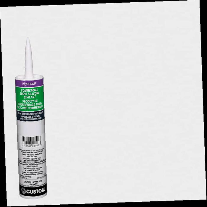 Arctic White Silicone Caulk - 10.1 oz (#640)