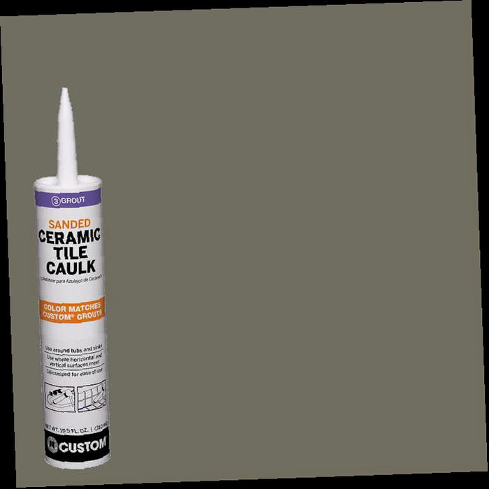 Natural Gray Sanded Ceramic Tile Caulk - 10.5 oz (#09)