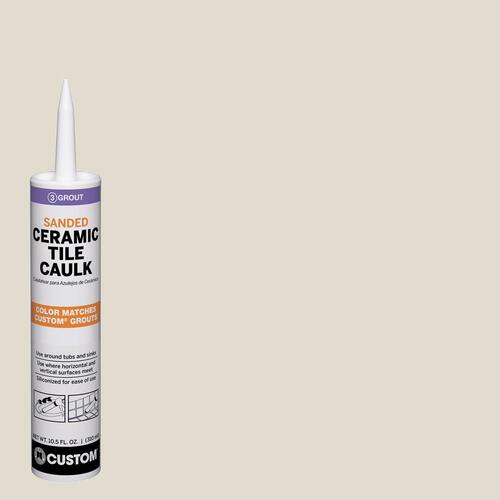 Snow White Sanded Ceramic Tile Caulk - 10.5 oz (#11)