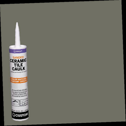 Delorean Gray Sanded Ceramic Tile Caulk - 10.5 oz (#165)