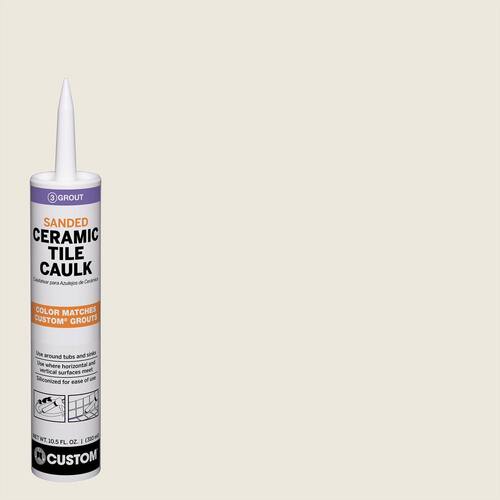 Bright White Sanded Ceramic Tile Caulk - 10.5 oz (#381)