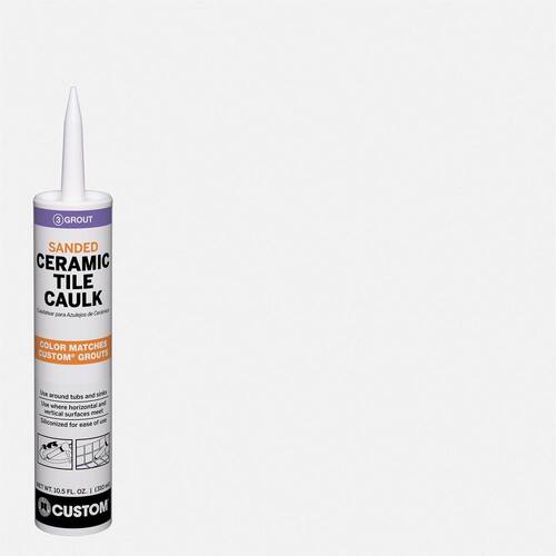 Arctic White Sanded Ceramic Tile Caulk - 10.5 oz (#640)