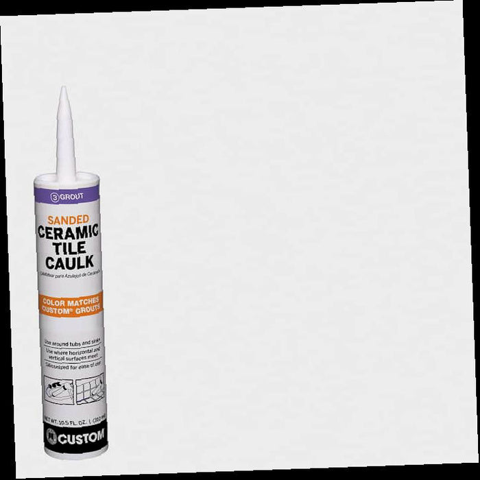 Arctic White Sanded Ceramic Tile Caulk - 10.5 oz (#640)