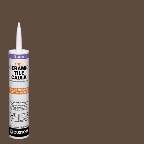 Coffee Bean Sanded Ceramic Tile Caulk - 10.5 oz (#646)