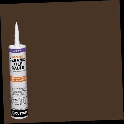 Coffee Bean Sanded Ceramic Tile Caulk - 10.5 oz (#646)