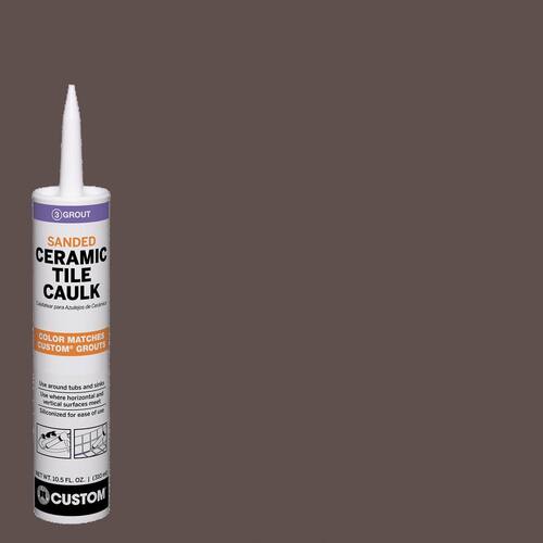 Brown Velvet Sanded Ceramic Tile Caulk - 10.5 oz (#647)