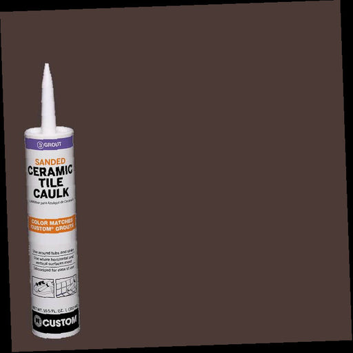 Brown Velvet Sanded Ceramic Tile Caulk - 10.5 oz (#647)