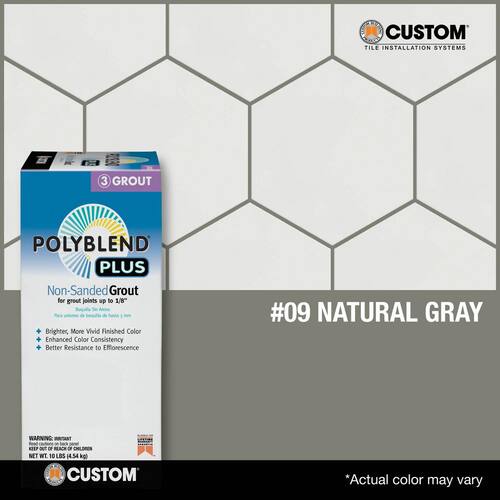 Natural Gray Unsanded Grout - 10 lb (#09)