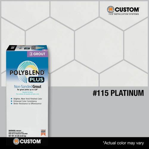 Platinum Unsanded Grout - 10 lb (#115)