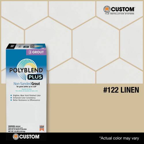 Linen Unsanded Grout - 10 lb (#122)