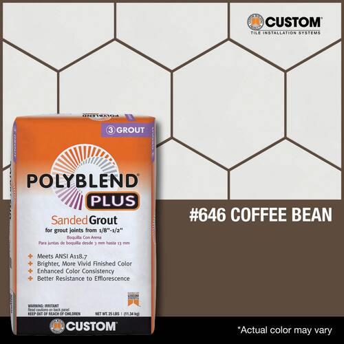 Coffee Bean Sanded Grout - 25 lb (#646)