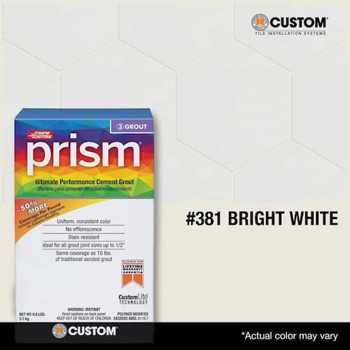 Bright White Ultimate Performance Rapid Setting Grout - 17 lb (#381)