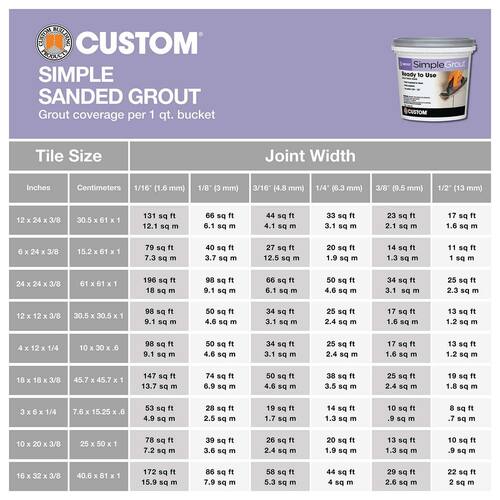 Delorean Gray Premixed Grout - 1 qt (#165)