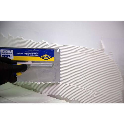 White Pre-Mixed Adhesive and Grout - 1 qt 2