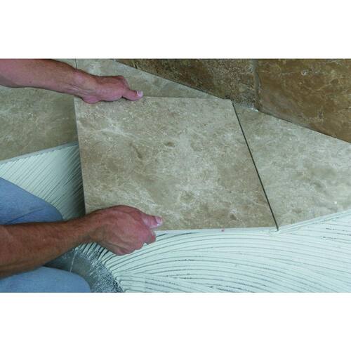 White Premium Thinset Mortar for Natural Stone and Large Tile - 50 lb