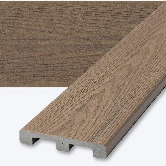 Composite Decking 1 in. x 6 in. x 8 ft.  Sandbar